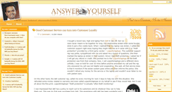 Desktop Screenshot of answeryourself.com